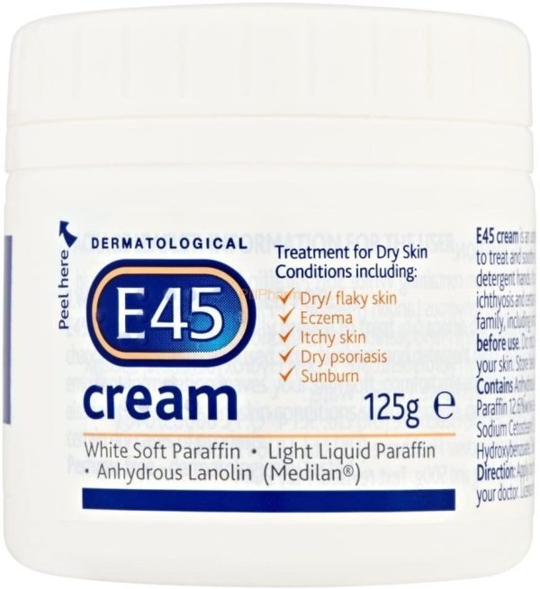E45 Cream for Dry Skin & Eczema 125g