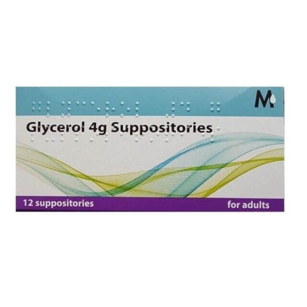 Glycerin Supp Adult 4g Suppositories 12's