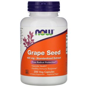 Now Foods Grape Seed Extract 100 mg Capsules
