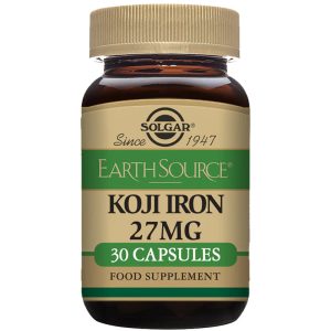 Solgar Earth Source® Koji Fermented Iron 27 mg Vegetable Capsules 30's