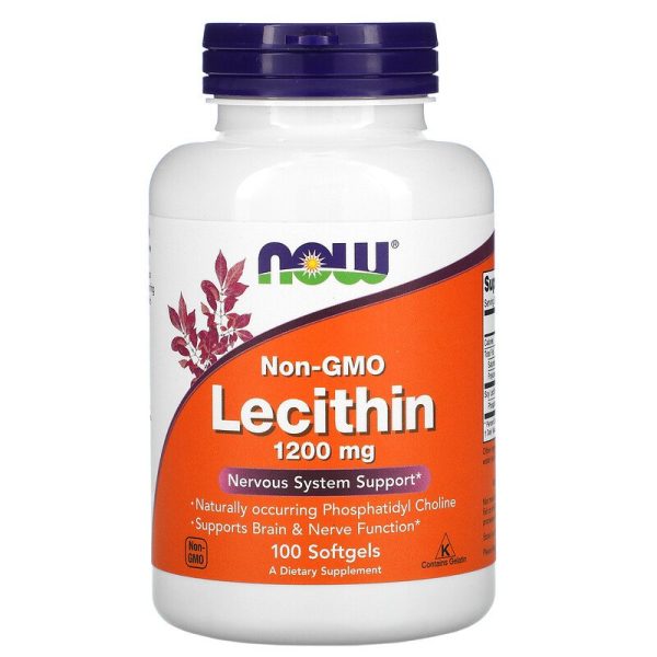 Now Foods Lecithin 1200 mg Softgels100's