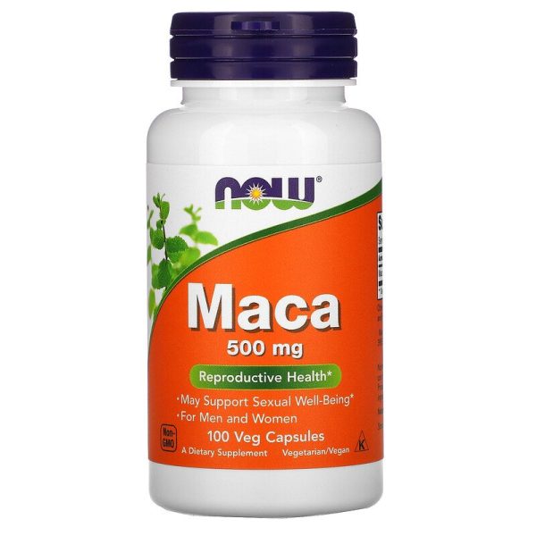 Now Foods Maca 500 mg capsules 100's
