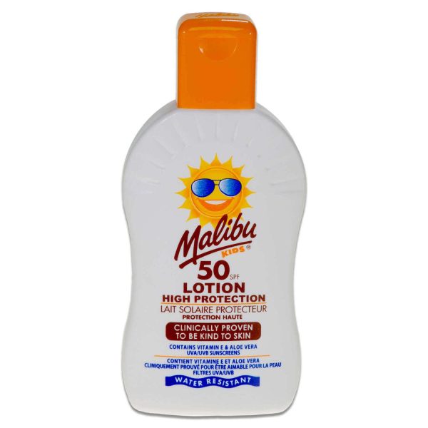 Malibu Kids Sun Lotion SPF 50 200ml [Sunscreen Lotion]