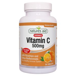 Natures Aid Vitamin C 500mg Chewable