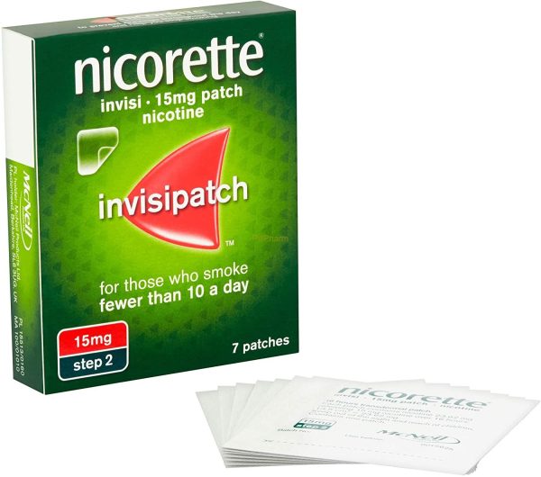 Nicorette 15mg Invisi-patch Step 2 Pack of 7 - Image 2