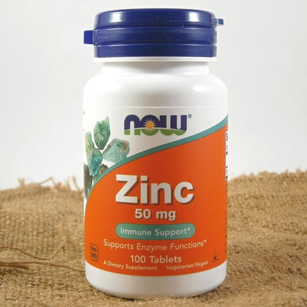 Now Foods Zinc Gluconate 50mg Tablets 100's