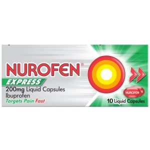 Nurofen Express Ibuprofen 200mg Liquid Capsules
