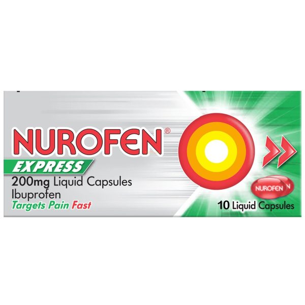 Nurofen Express Ibuprofen 200mg Liquid Capsules
