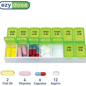 Ezy Dose Weekly (7-Day) AM/PM Pill Planner
