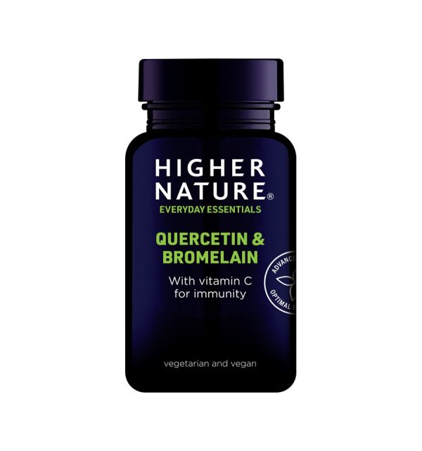 Higher Nature Quercetin & Bromelain + Vit C Tabs 60's