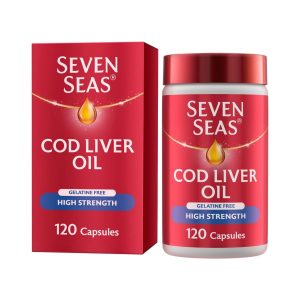 Seven Seas High Strength Cod Liver Oil Caps 120's