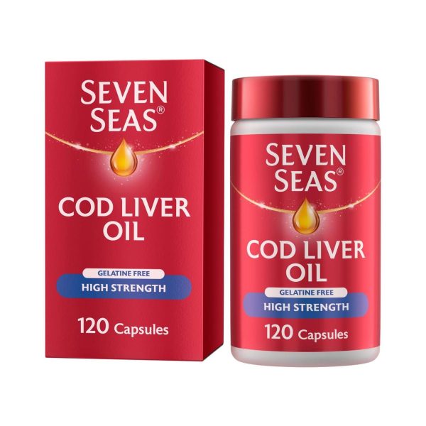 Seven Seas High Strength Cod Liver Oil Caps 120's