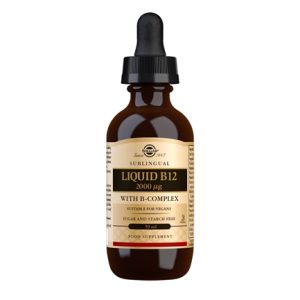Solgar Vitamin B12 Liquid 2000mcg with B-Complex 59ml