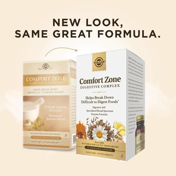 Solgar Comfort Zone Digestive Complex Vegetable Capsules 90's