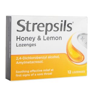 Strepsils Honey & Lemon Lozenges 12's