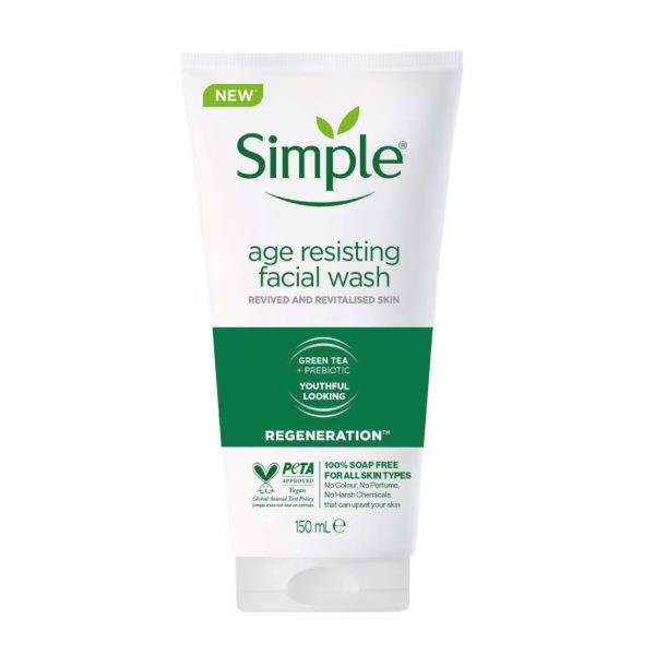 Simple Regeneration Age Resisting Facial Wash 150ml