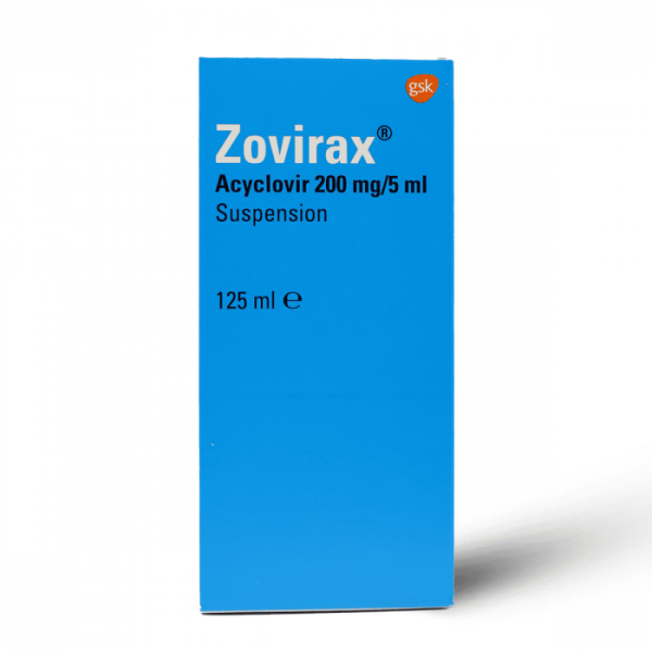 Zovirax 200mg/5mL Suspension 125ml - Image 2