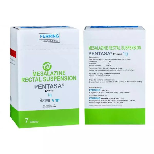 Pentasa 1g Enema 7's - Image 2