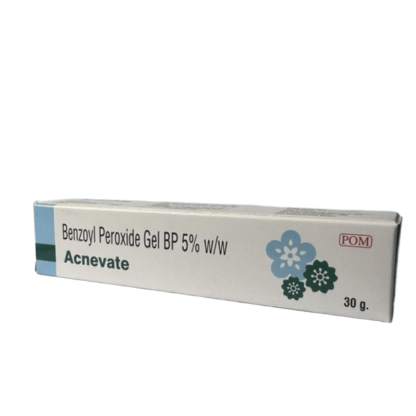 Acnevate (Benzoyl Peroxide gel BP 5% w/w) Gel 30g