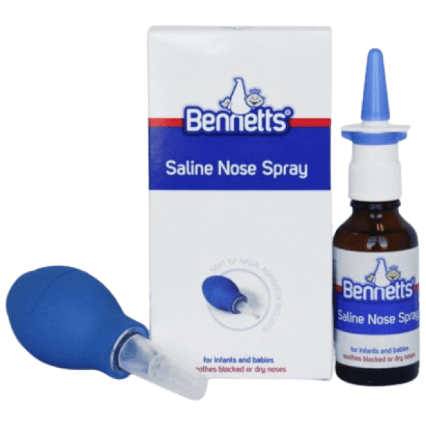 Bennetts Saline Nose Spray & Nasal Aspirator