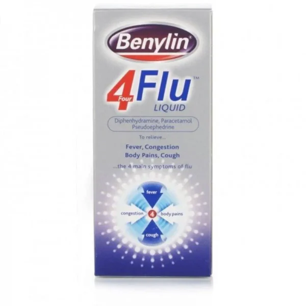 Benylin 4 Flu Syrup 100ml