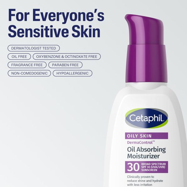 Cetaphil DermaControl Oil Absorbing Moisturizer with SPF 30 118ml - Image 3
