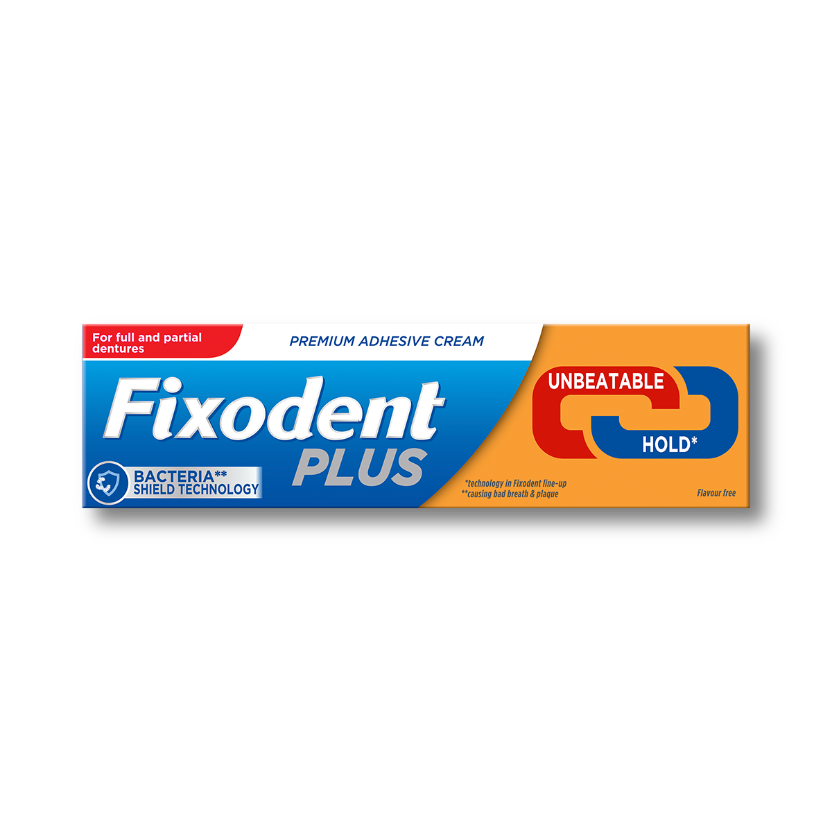 Fixodent PLUS Unbeatable Hold Denture Adhesive Cream 40g