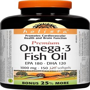 Webber Naturals Holista Omega 3 1200mg Burp Free Softgels 120's