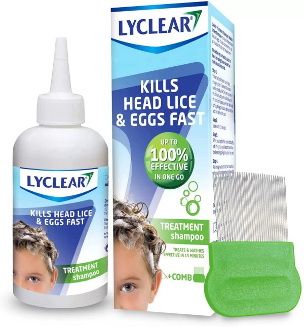 Lyclear Shampoo + Comb 200ml