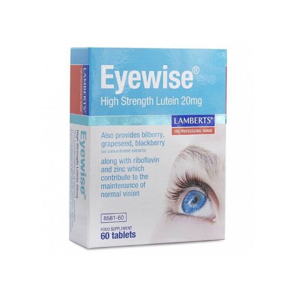 Lamberts Eyewise High Strength Lutein 20mg 60's