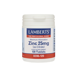 Lamberts Zinc (as Citrate) 25mg Tablets 120's