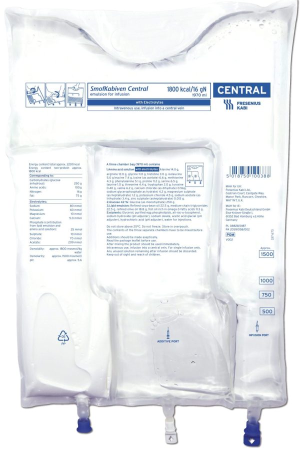 SMOF Kabiven Peripheral 1904ml