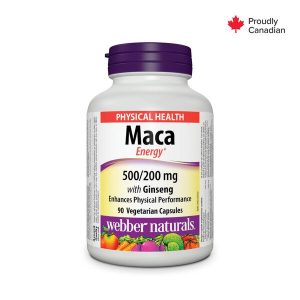 Webber Naturals Maca Energy with Ginseng Capsules 90's