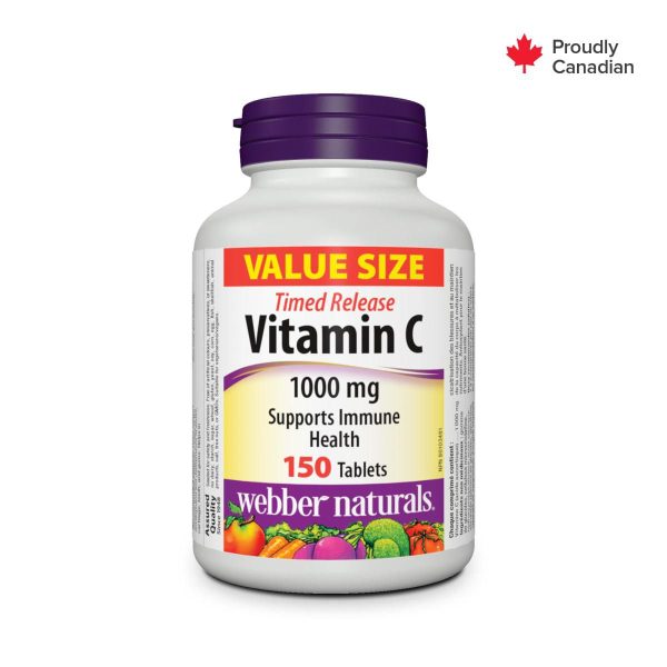 Webber Naturals Vitamin C 1000mg Time Release Tablets 150's