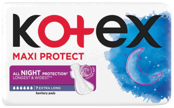 Kotex Maxi Pads Extra Long 7's
