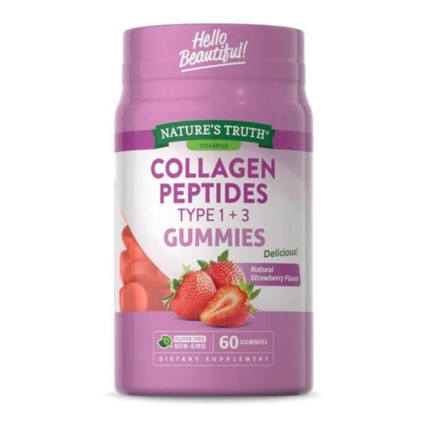 Nature's Truth Collagen Peptides type 1&3 gummies 60's